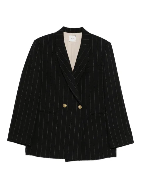Alysi pinstripe double-breasted jacket