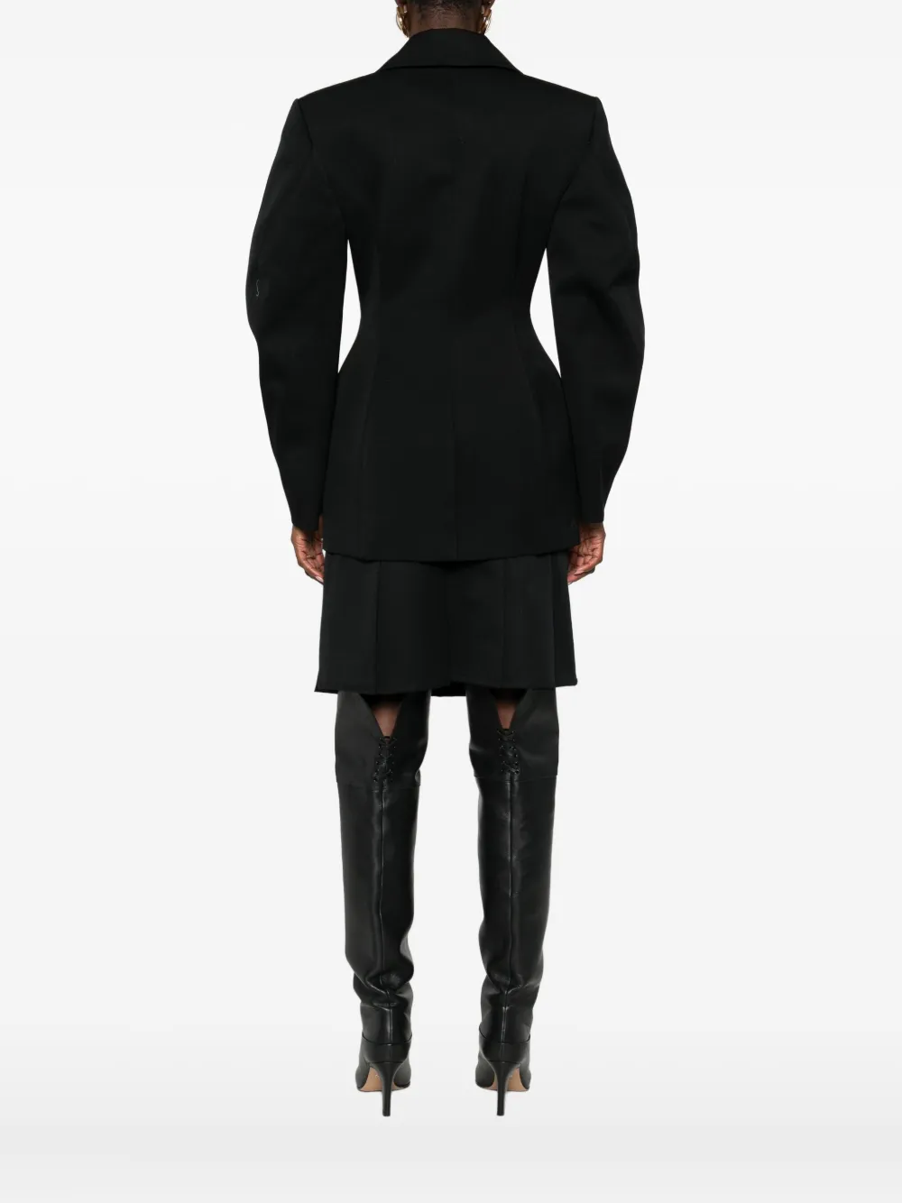 Givenchy Wool Single-breasted Jacket In Black