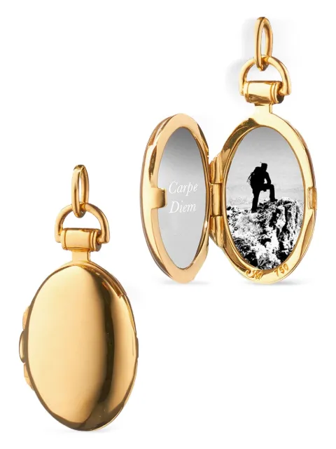 MONICA RICH KOSANN 18K yellow gold Anna locket