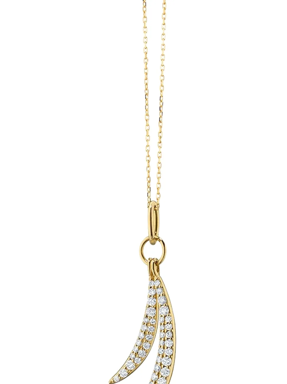 Monica Rich Kosann 18k Yellow Gold Birds Of A Feaether Necklace In Gold
