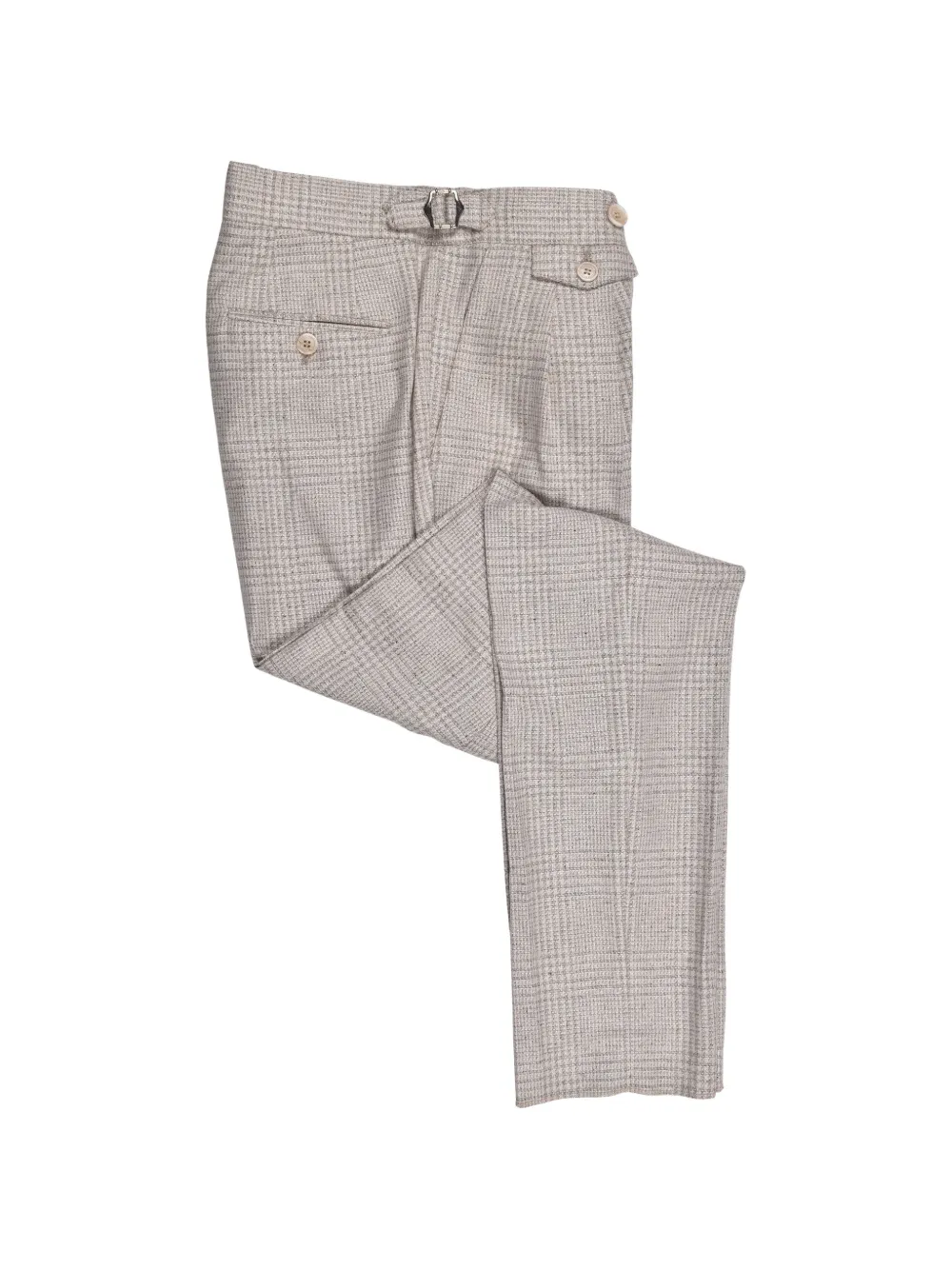 Brunello Cucinelli Prince of Wales check suit Grijs