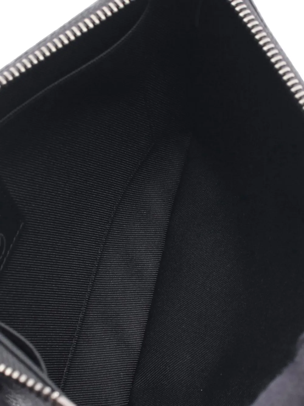 Pre-owned Louis Vuitton 2017 Monogram Eclipse Flash Fragment Ipad Case Clutch Bag In Black