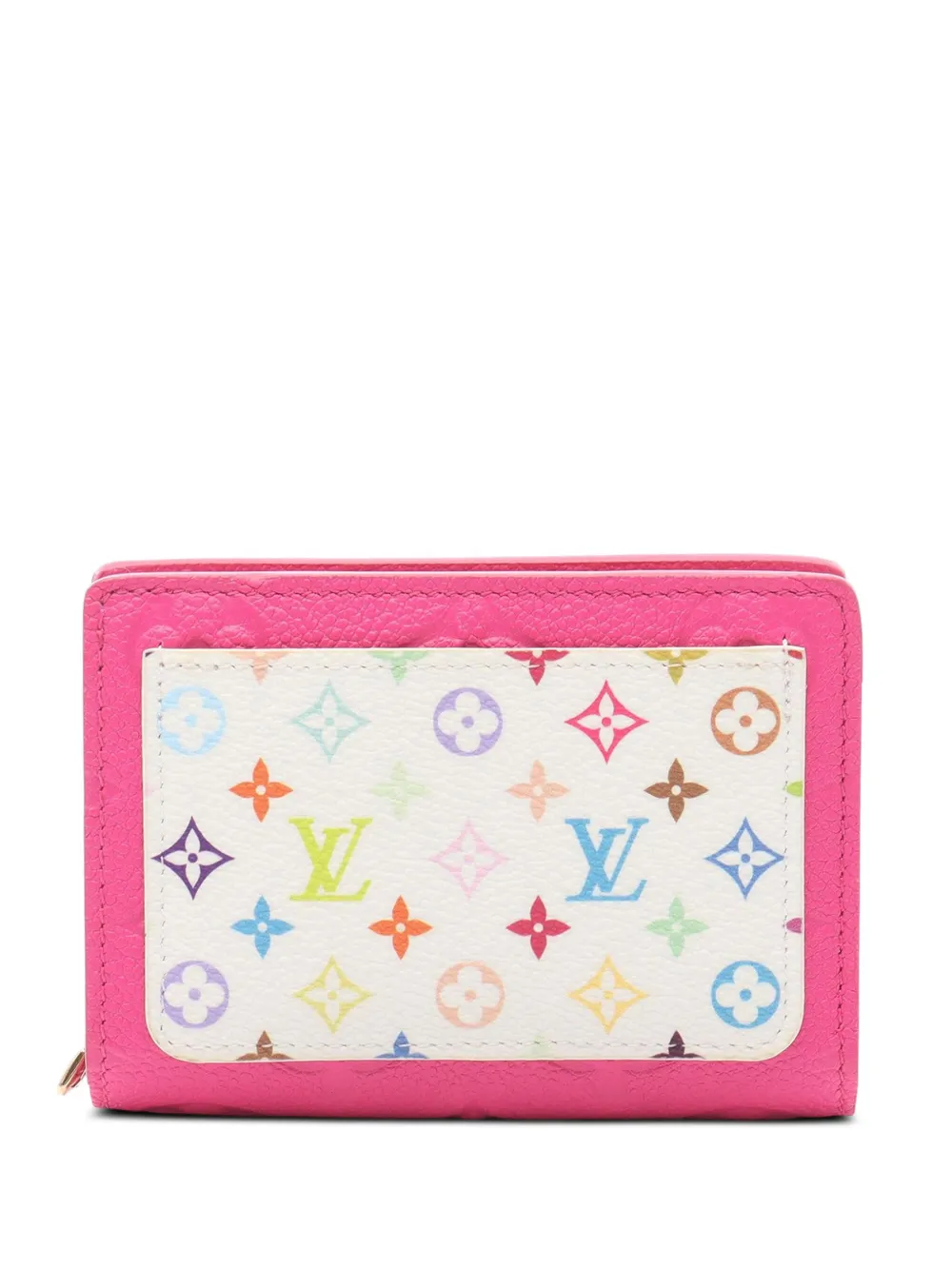 Louis Vuitton Pre-Owned 2010-2025 村上隆 モノグラム アンプラント&マルチカラーポルトフォイユ クレア Louis Vuitton Pre-Owned 2010-2025 村上隆 モノグラム アンプラント&マルチカラーポルトフォイユ クレア