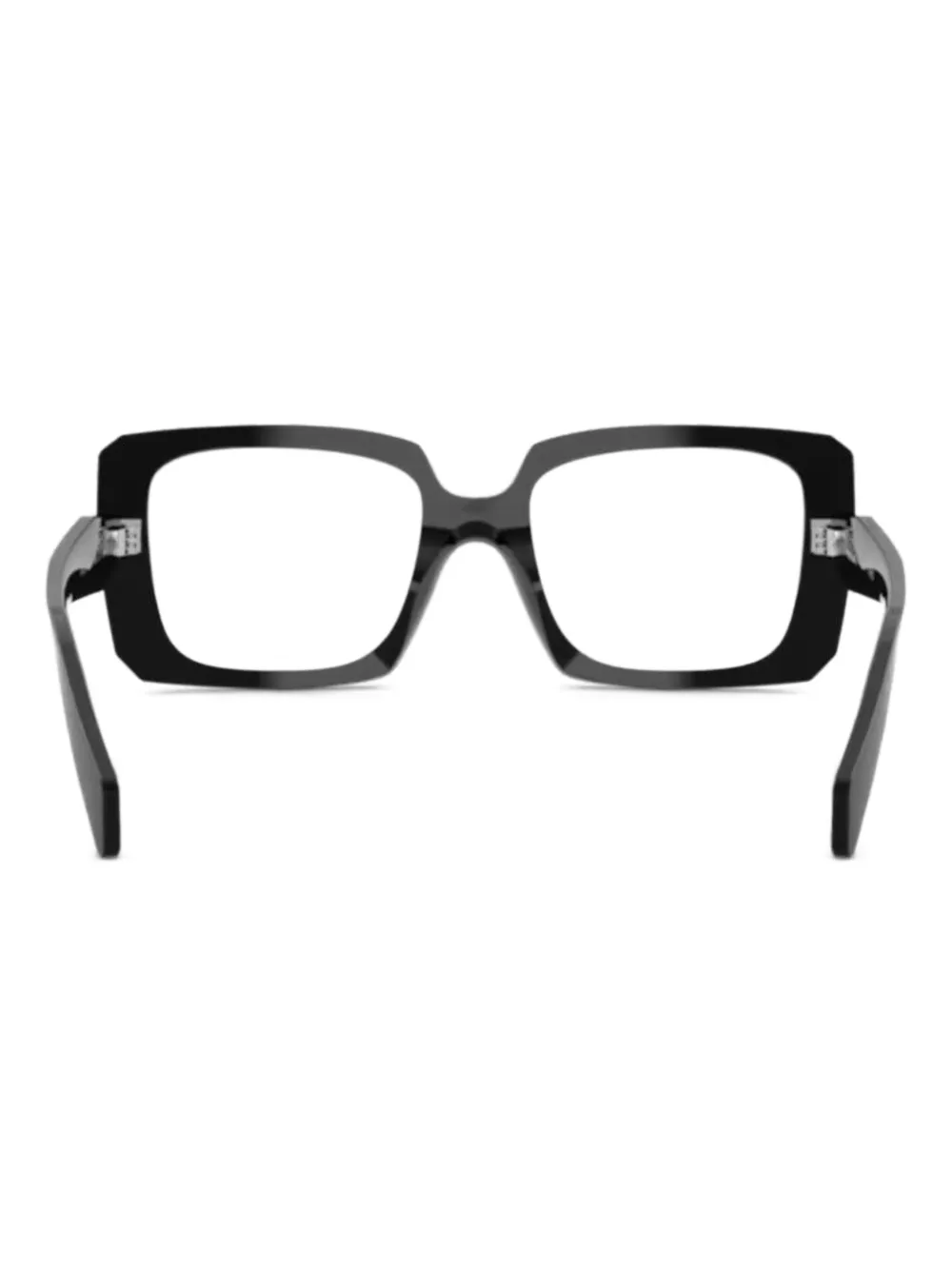 Prada Eyewear geometric-frame glasses | Black | Image 1