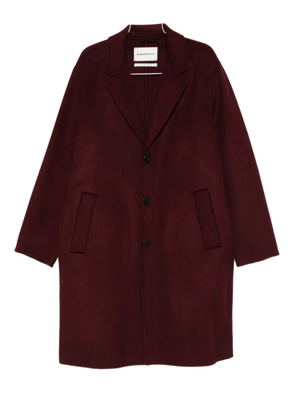 AMARANTO  notched-lapel coat | Red | Image 1