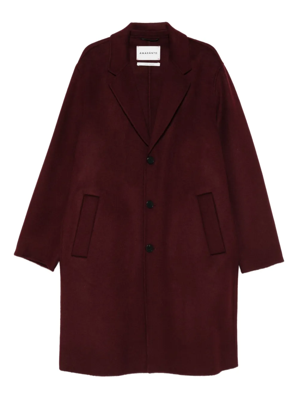 AMARANTO  notched-lapel coat | Red | Image 1