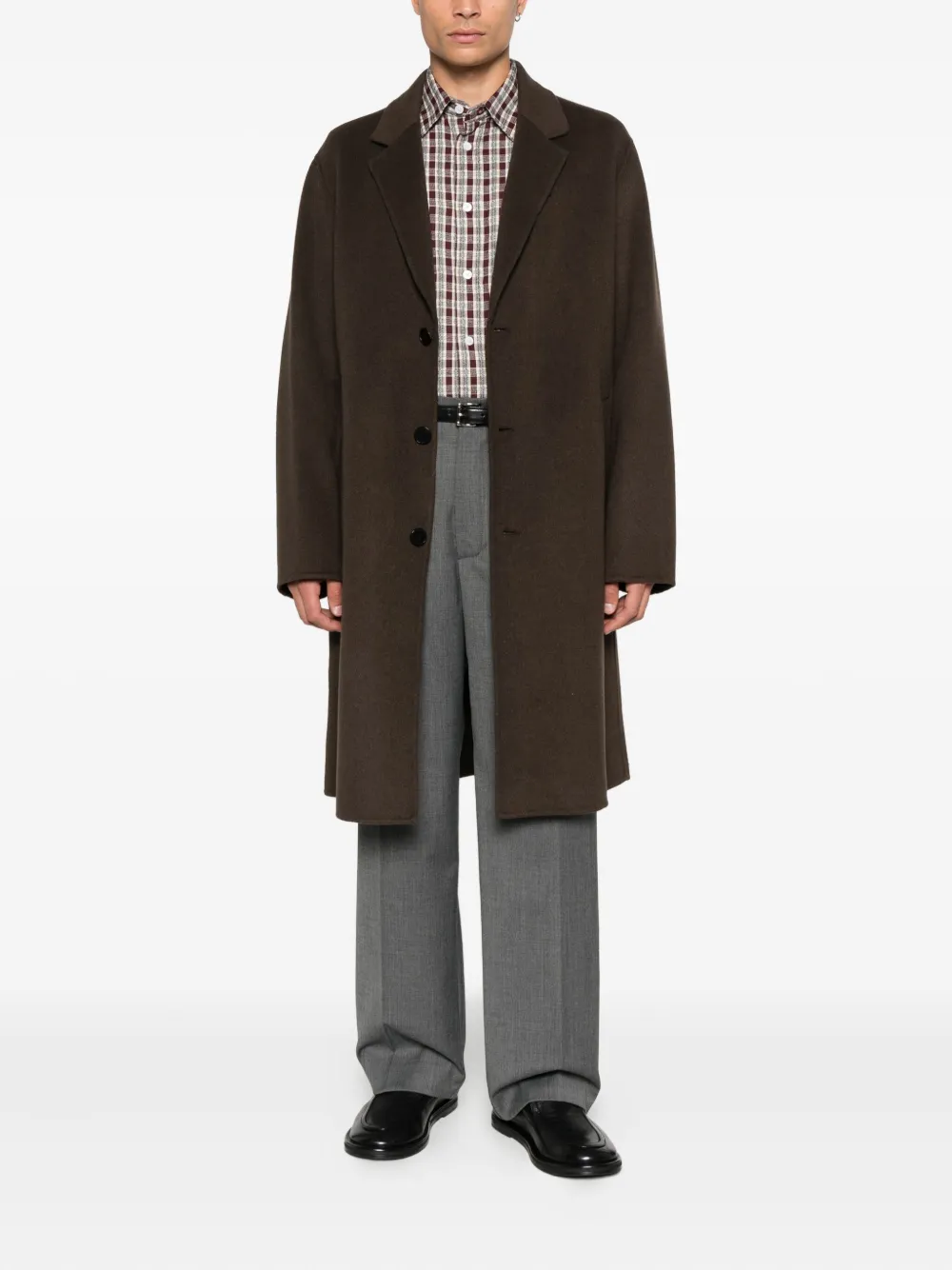AMARANTO  notched-lapel coat | Single Breasted Coats | Image 2