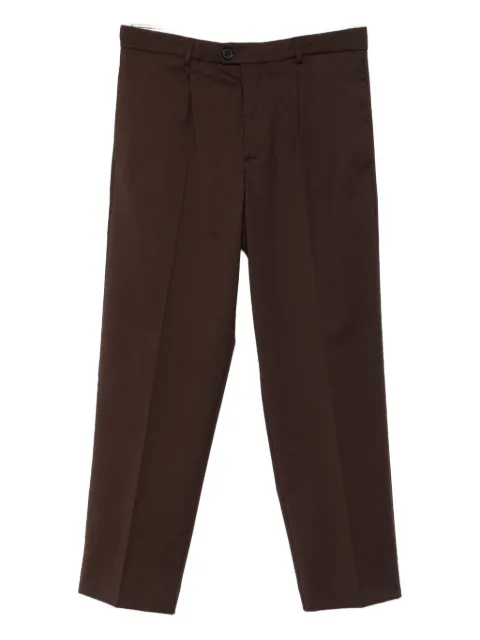 AMARANTO  pressed-crease trousers