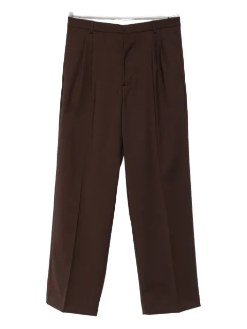 AMARANTO  pressed-crease trousers