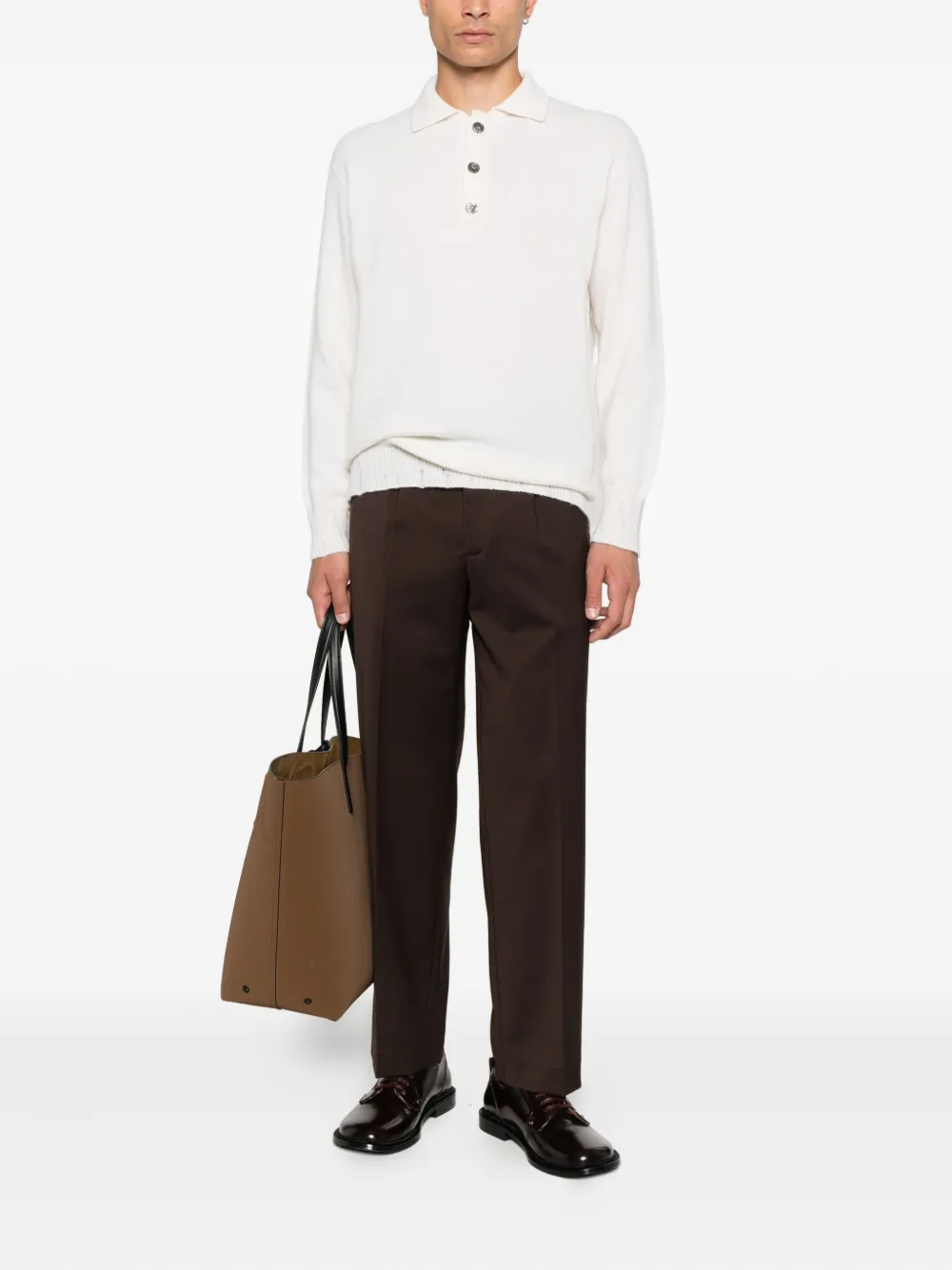 AMARANTO  half-buttoned sweater | Knitted Sweaters | Image 2