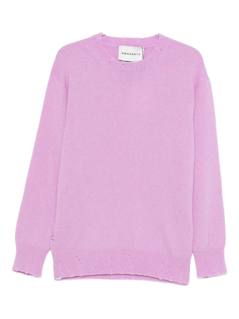 AMARANTO  suéter con cuello redondo | morado | Image 1