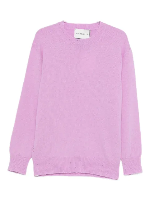 AMARANTO  crew-neck sweater