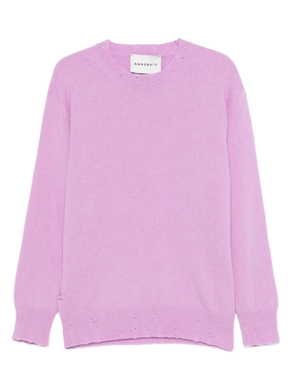AMARANTO  suéter con cuello redondo | morado | Image 1