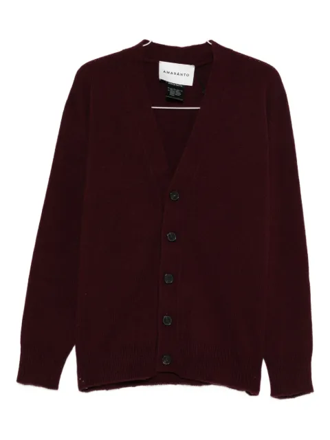 AMARANTO  V-neck cardigan