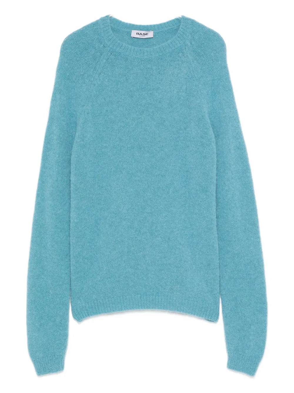base raglan-sleeve jumper - ブルー base raglan-sleeve jumper - ブルー