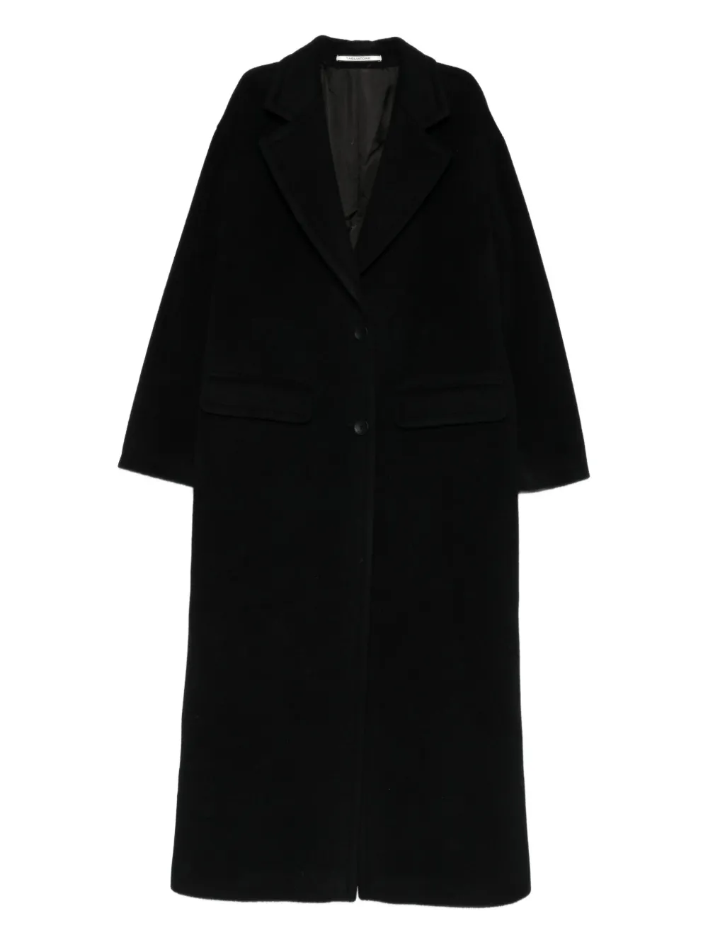 Tagliatore notched-lapel single-breasted coat | Black | Image 1