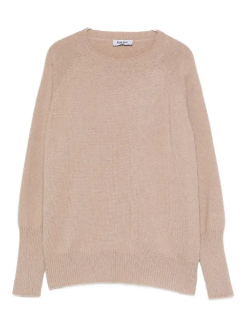 base crew-neck raglan-sleeve sweater