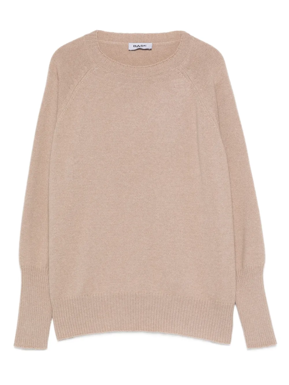 base crew-neck raglan-sleeve sweater - ニュートラル base crew-neck raglan-sleeve sweater - ニュートラル