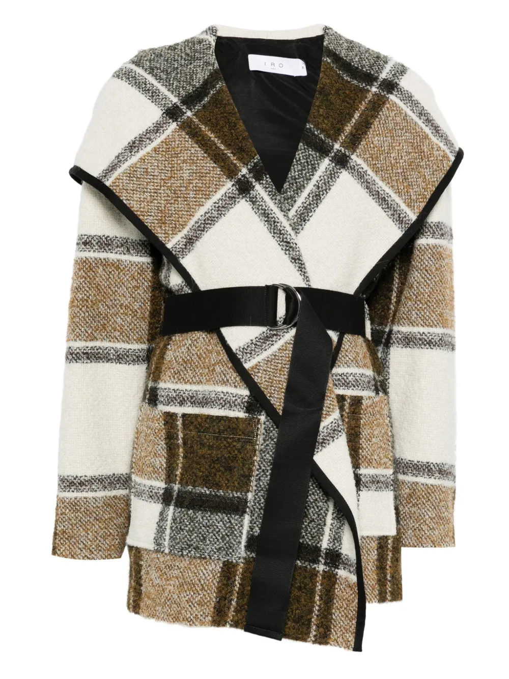 IRO plaid coat | Neutrals | Image 1