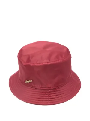 Nanushka Caran monogram-embroidered Bucket Hat | Pink | FARFETCH display picture 2