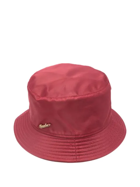 Borsalino logo-appliqué bucket hat