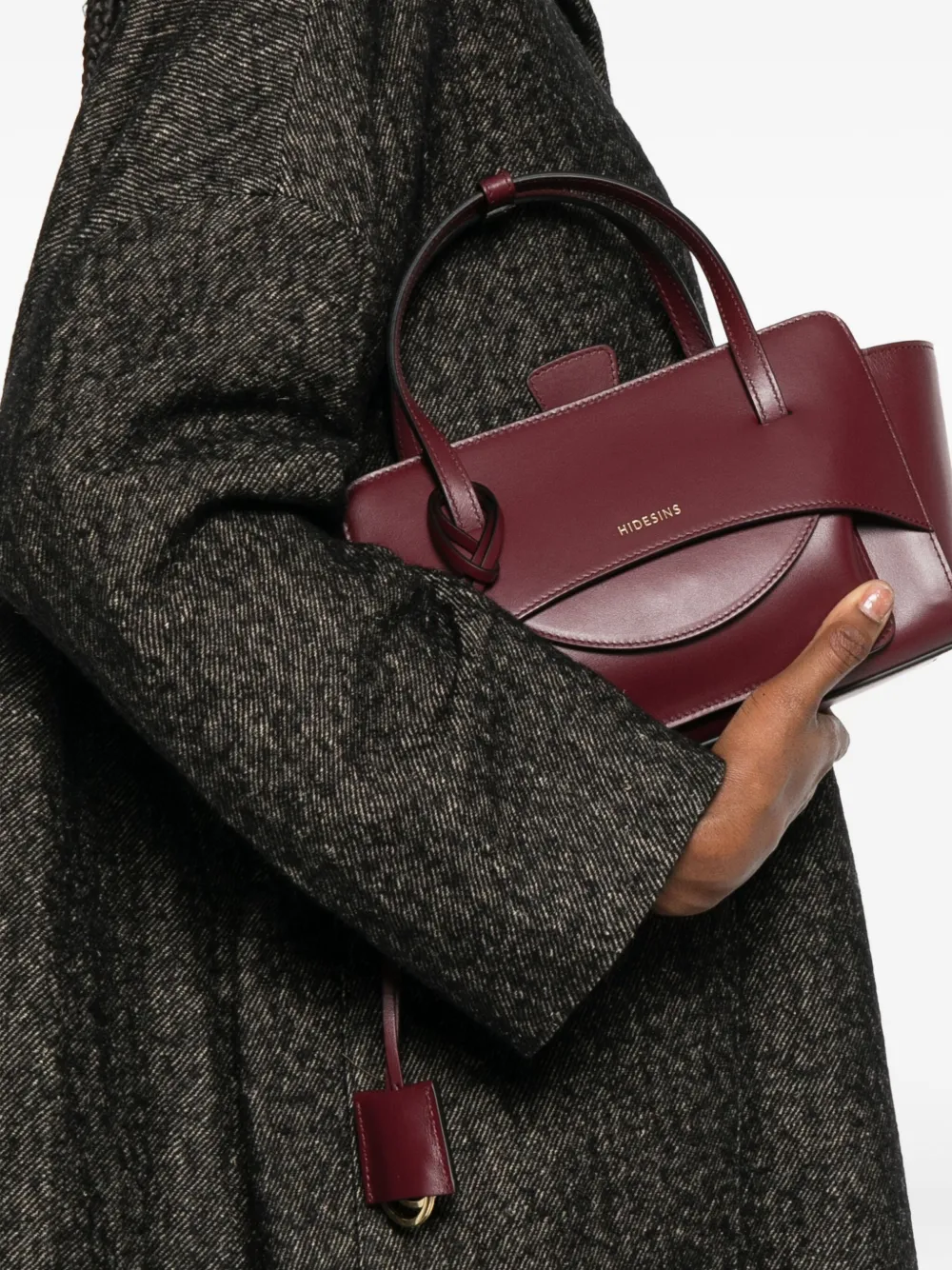 HIDESINS leather tote bag - Rood