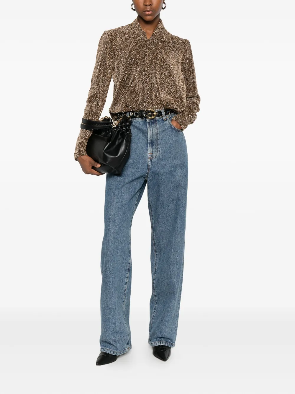 IRO metallic top - Bruin