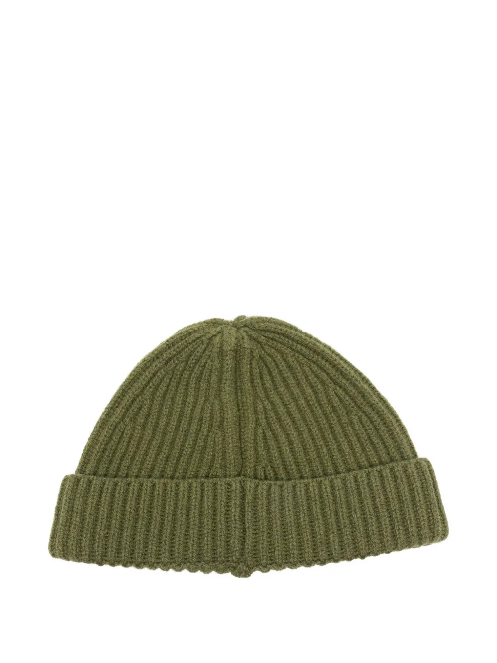 AMARANTO ribbed-knit beanie - Groen