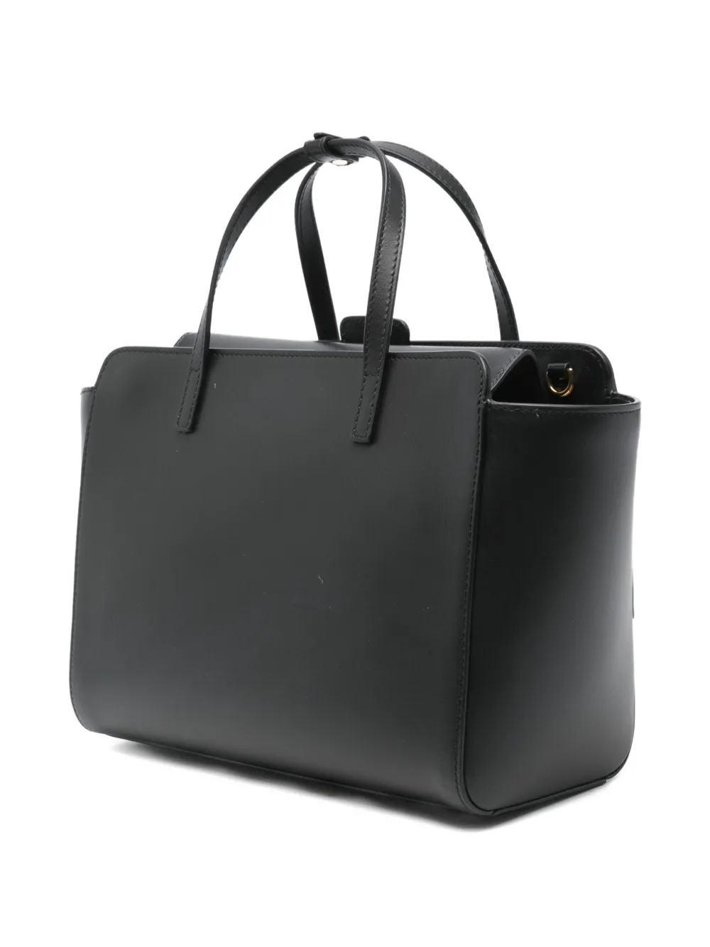 Hidesins Logo-stamp Tote Bag In Black
