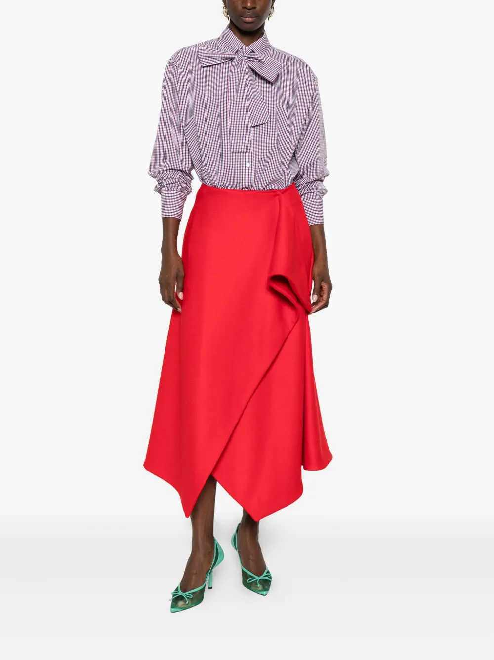 ARCHIVIO 67 check-print shirt - Wit