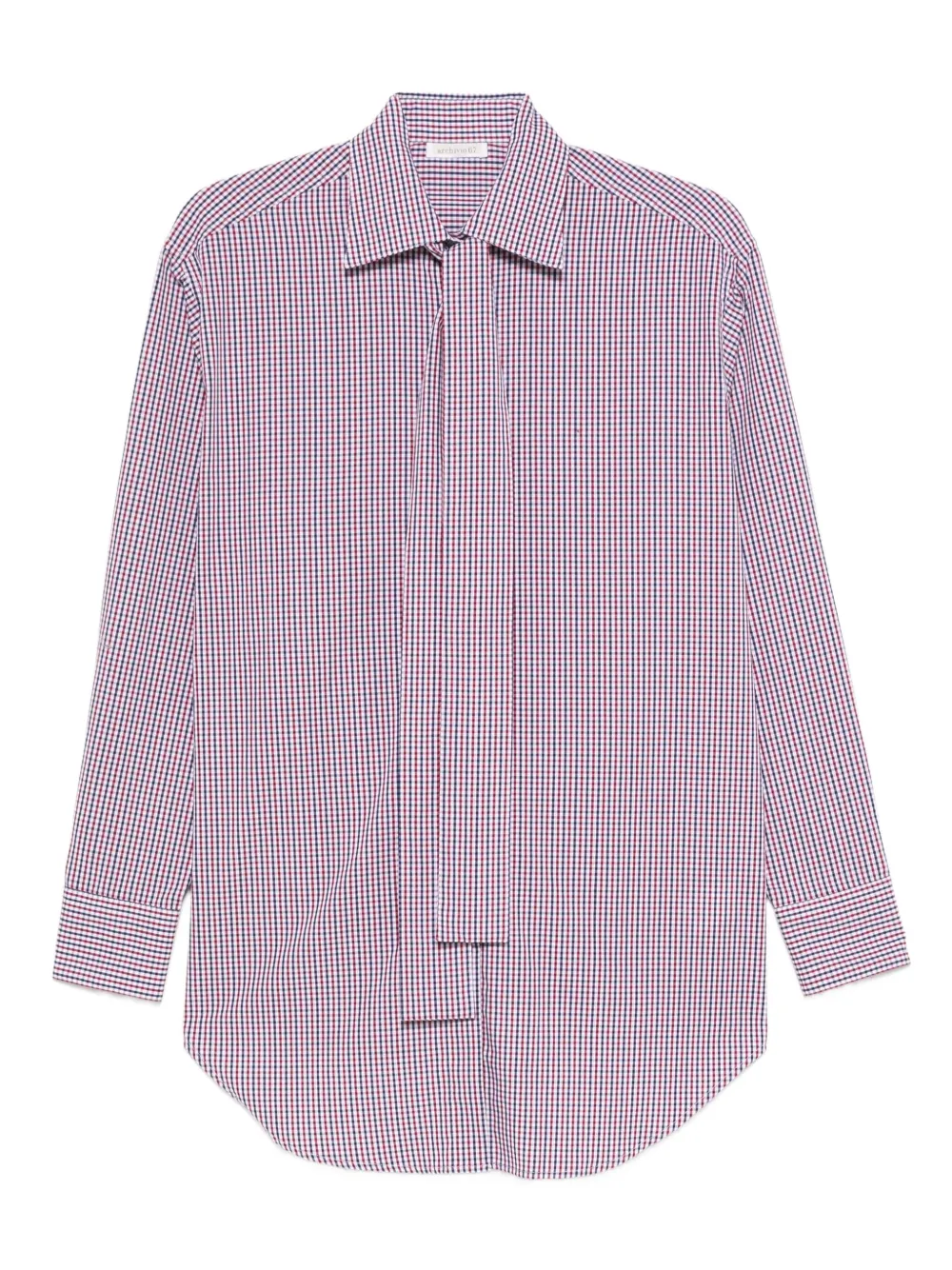 ARCHIVIO 67 check-print shirt - Weiß
