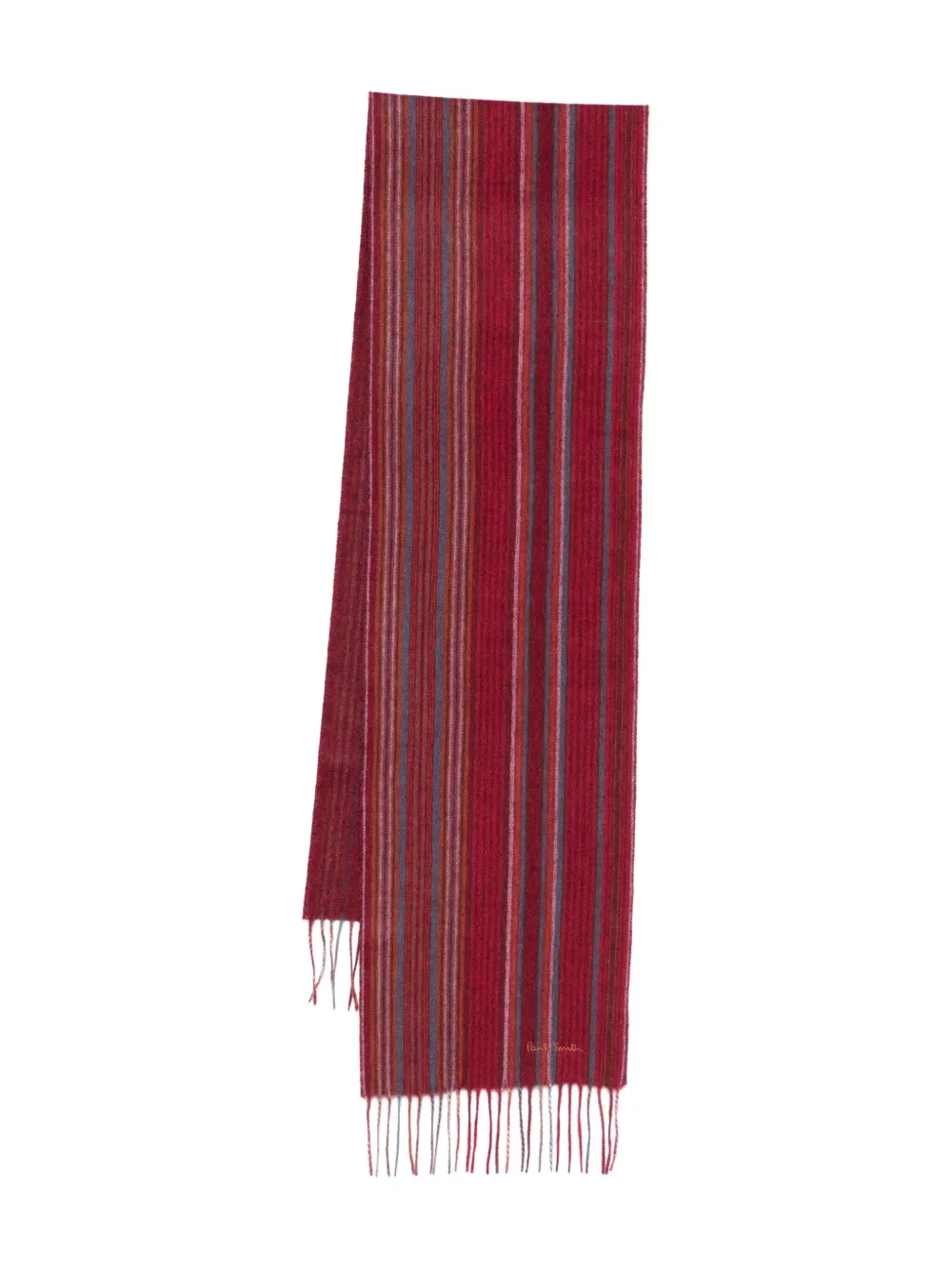 Paul Smith écharpe à rayures | rouge | Image 1