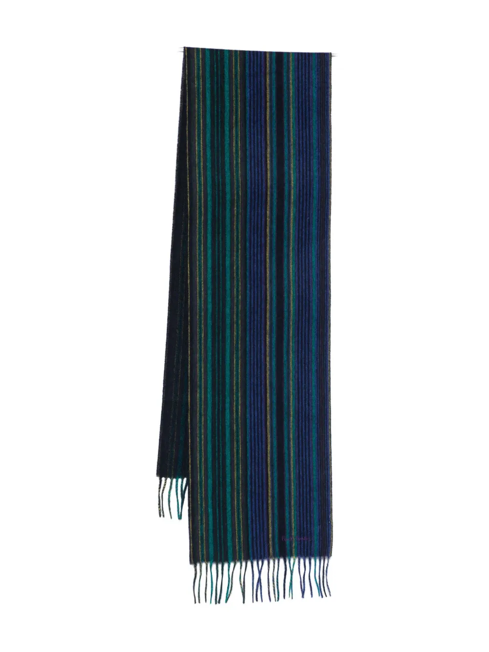 Paul Smith mascada con motivo de rayas | azul | Image 1