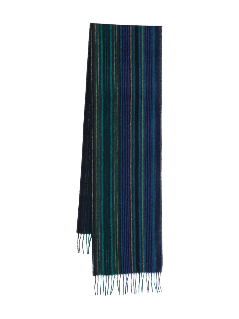 Paul Smith écharpe à rayures | bleu | Image 1