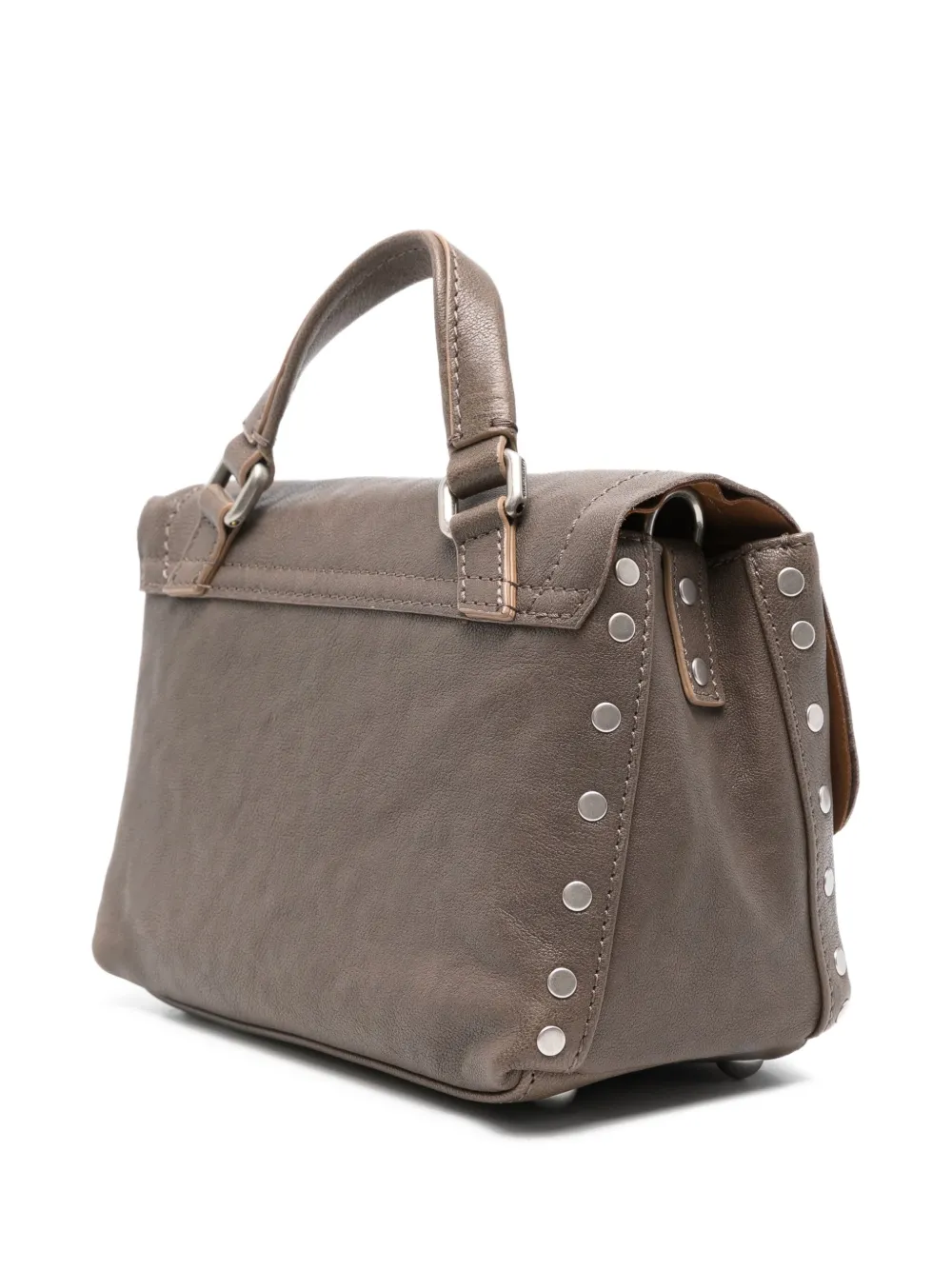 Zanellato Leren shopper Bruin