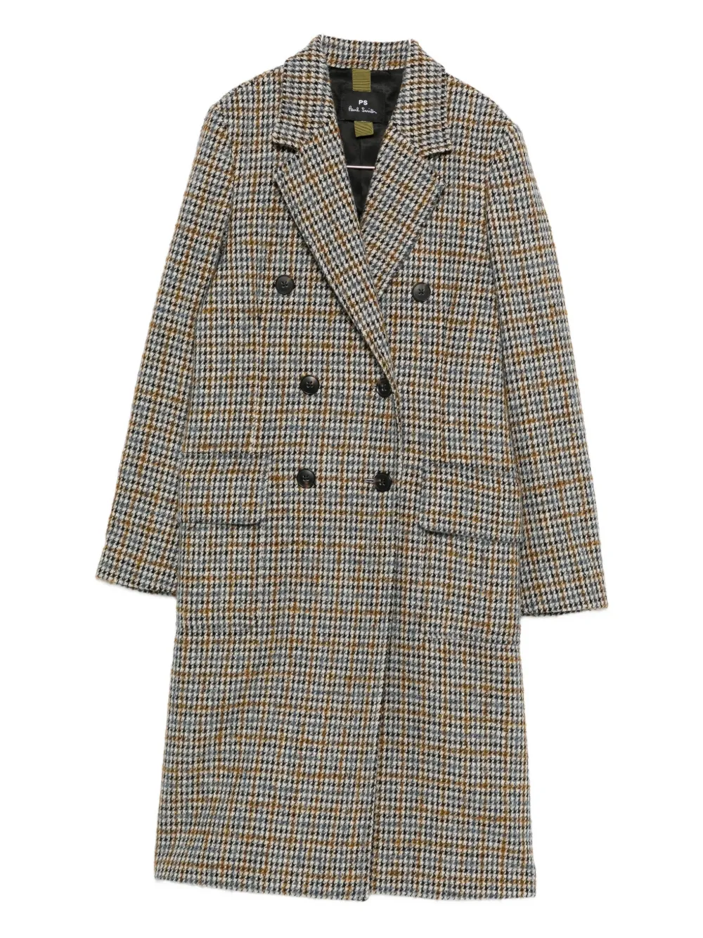 Paul Smith houndstooth coat | Black | Image 1