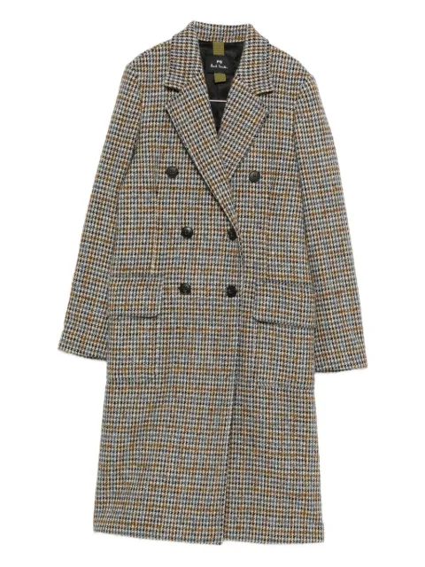 Paul Smith abrigo con motivo pied de poule