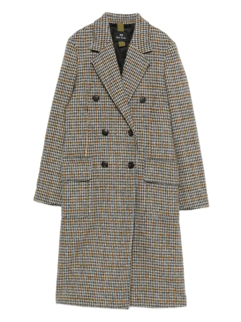 Paul Smith abrigo con motivo pied de poule