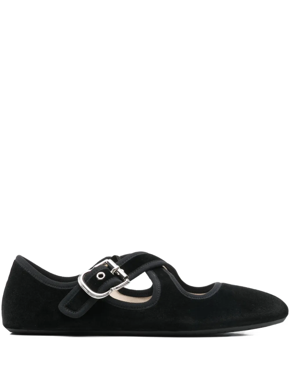 Alaïa ballerines en velours | noir | Image 1