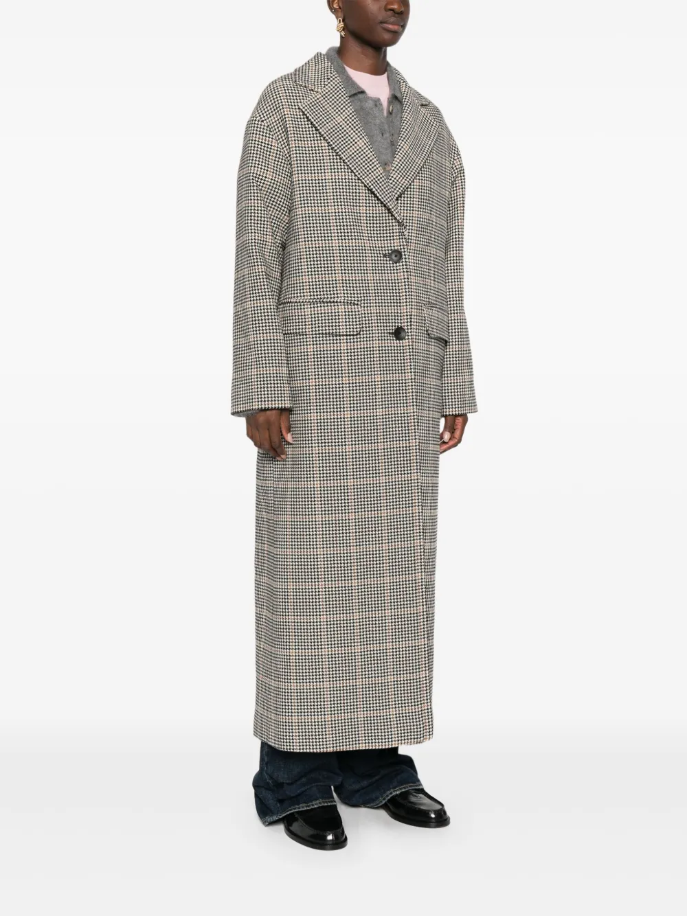 Tagliatore Jas met enkele rij knopen Grijs