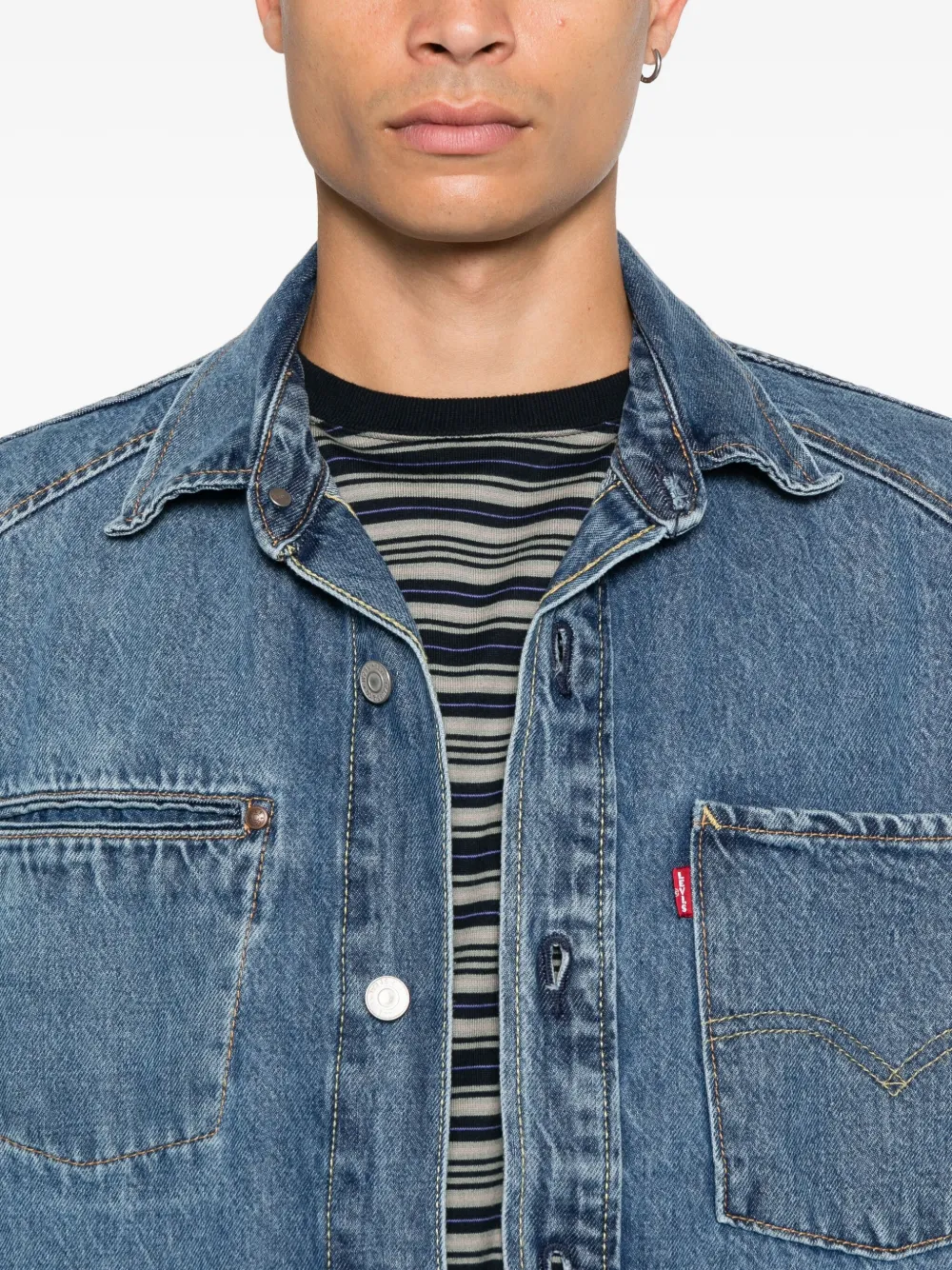 Levi's Twist Denim Jacket In Blue