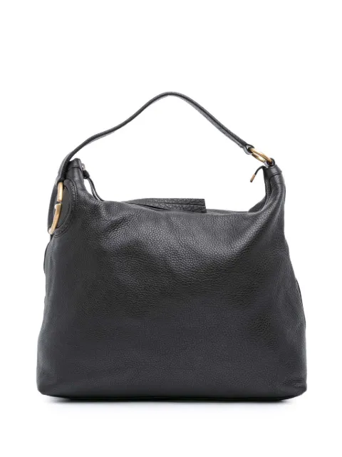 Gucci Pre-Owned 2016-2025 Pebbled Calfskin Twill Hobo shoulder bag