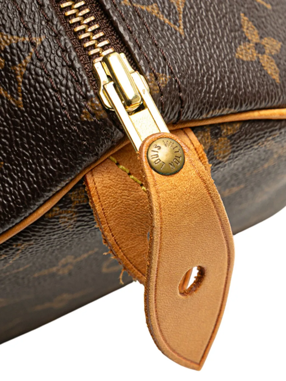 Pre-owned Louis Vuitton 2005 Monogram Speedy 30 Boston Bag In Brown