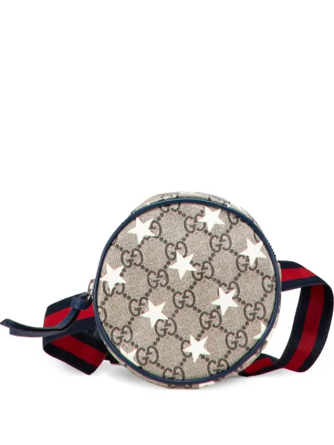 Gucci Pre-Owned 2016-2025 Kids GG Supreme Stars Web belt bag