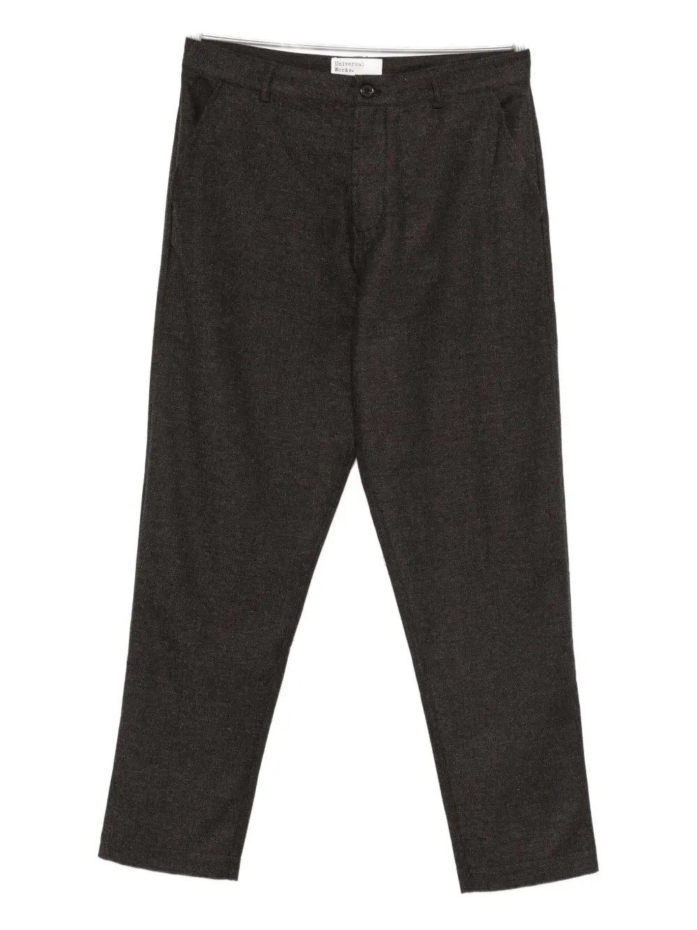 Universal Works buttoned trousers - ブラウン Universal Works buttoned trousers - ブラウン
