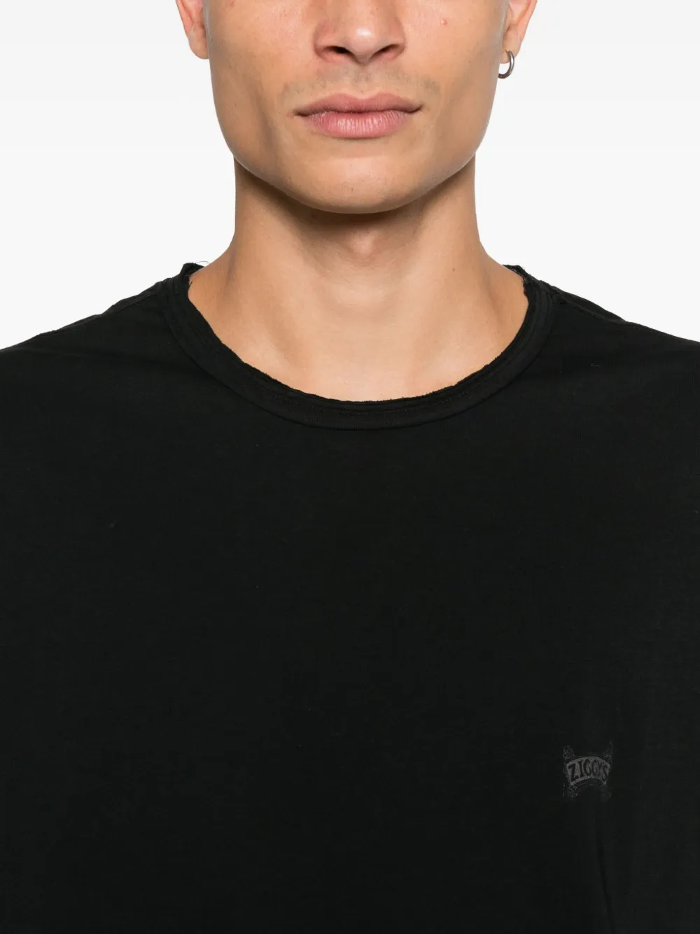 Ziggy Chen T-shirt met print Zwart