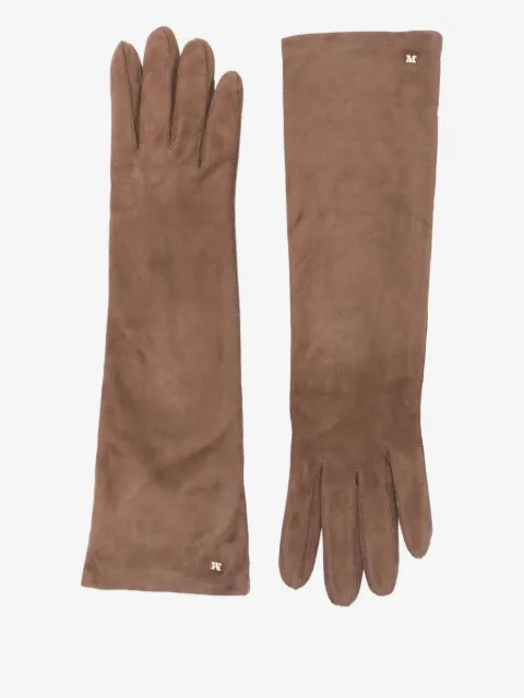 Max Mara logo-detailing gloves