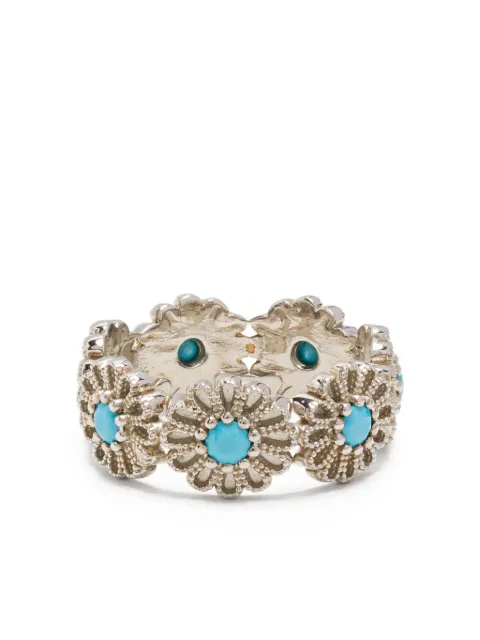 Tityaravy silver Sai 7 turquoise ring