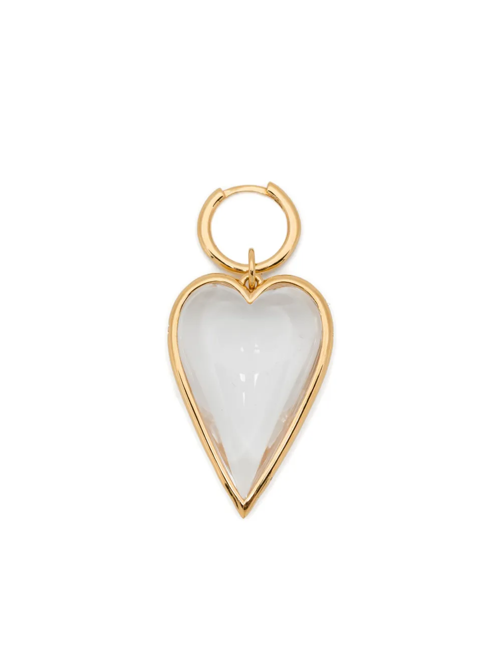 Avgvst arete en forma de corazón con cristales | dorado | Image 1