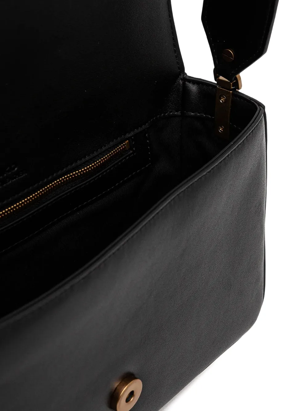 PINKO Love crossbodytas met logogesp Zwart